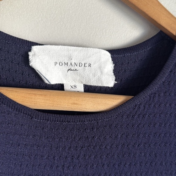 Tuckernuck Pomander Place Double Knit Lennox Sweater Maxi Dress Navy XS - Picture 5 of 16